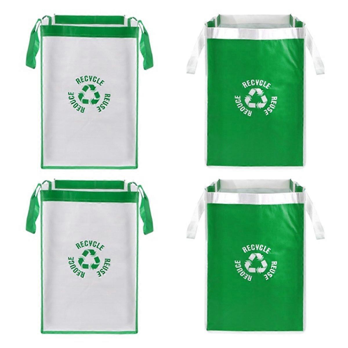 4PCS Recycle Waste Bin Bags for Kitchen Home Trash Sorting Bins