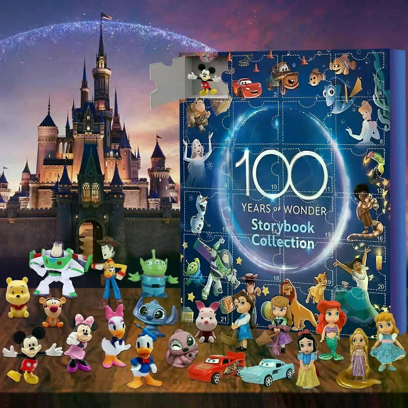 Stitch Advent Calendar Cartoon Doll Christmas Atmosphere Decorative Gifts New Year 24 Days Countdown Surprise Blind Box