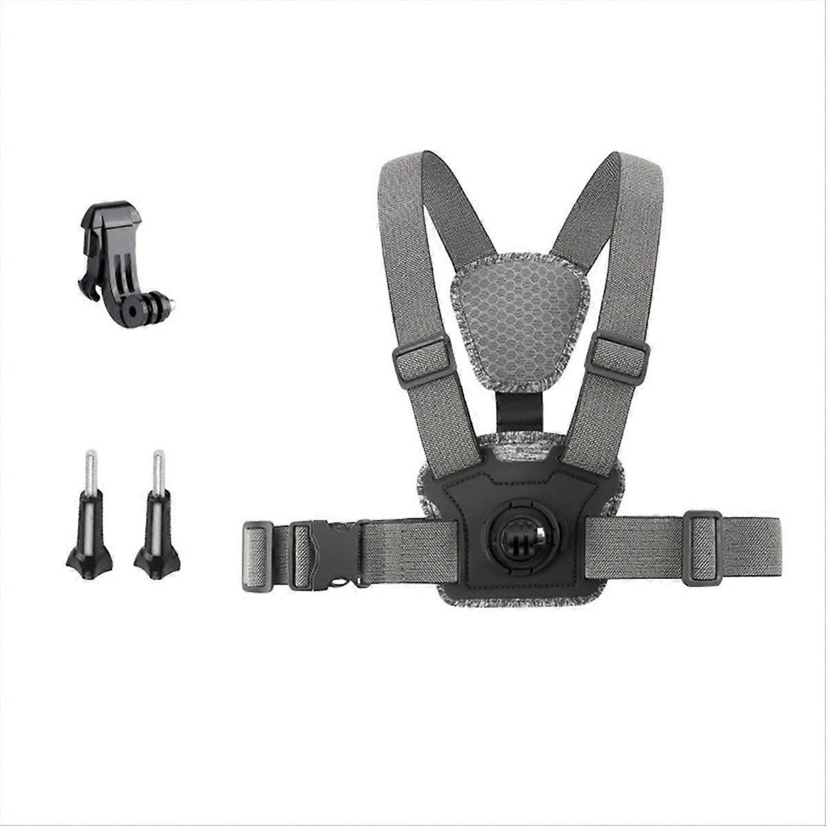 Adjustable Chest Mount Harness Strap for Action Camera Accessories Combo C