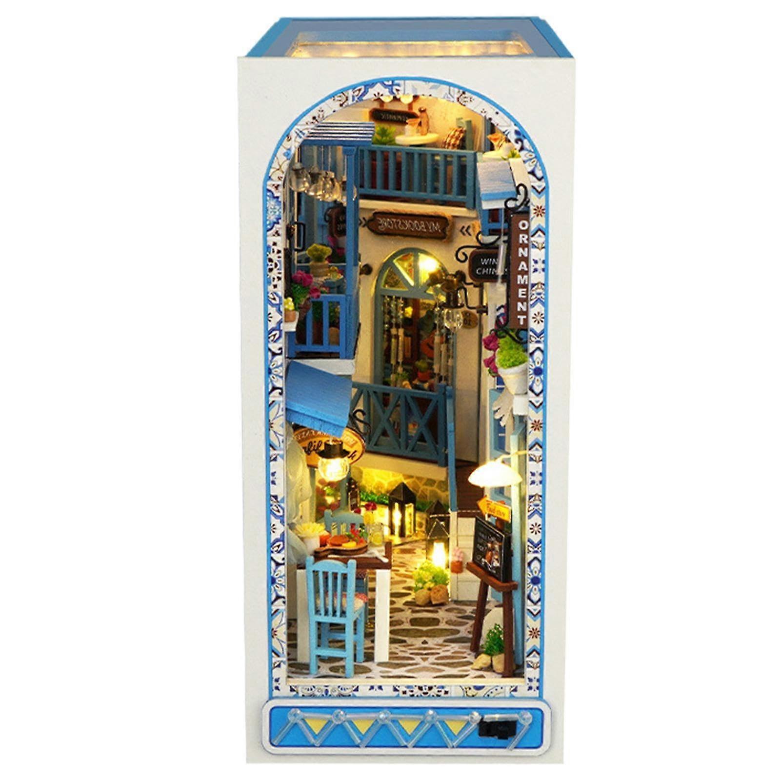 Sea Breeze Model, Miniature Bookshelf Insert Decor, Composite Bookends for Book Lovers