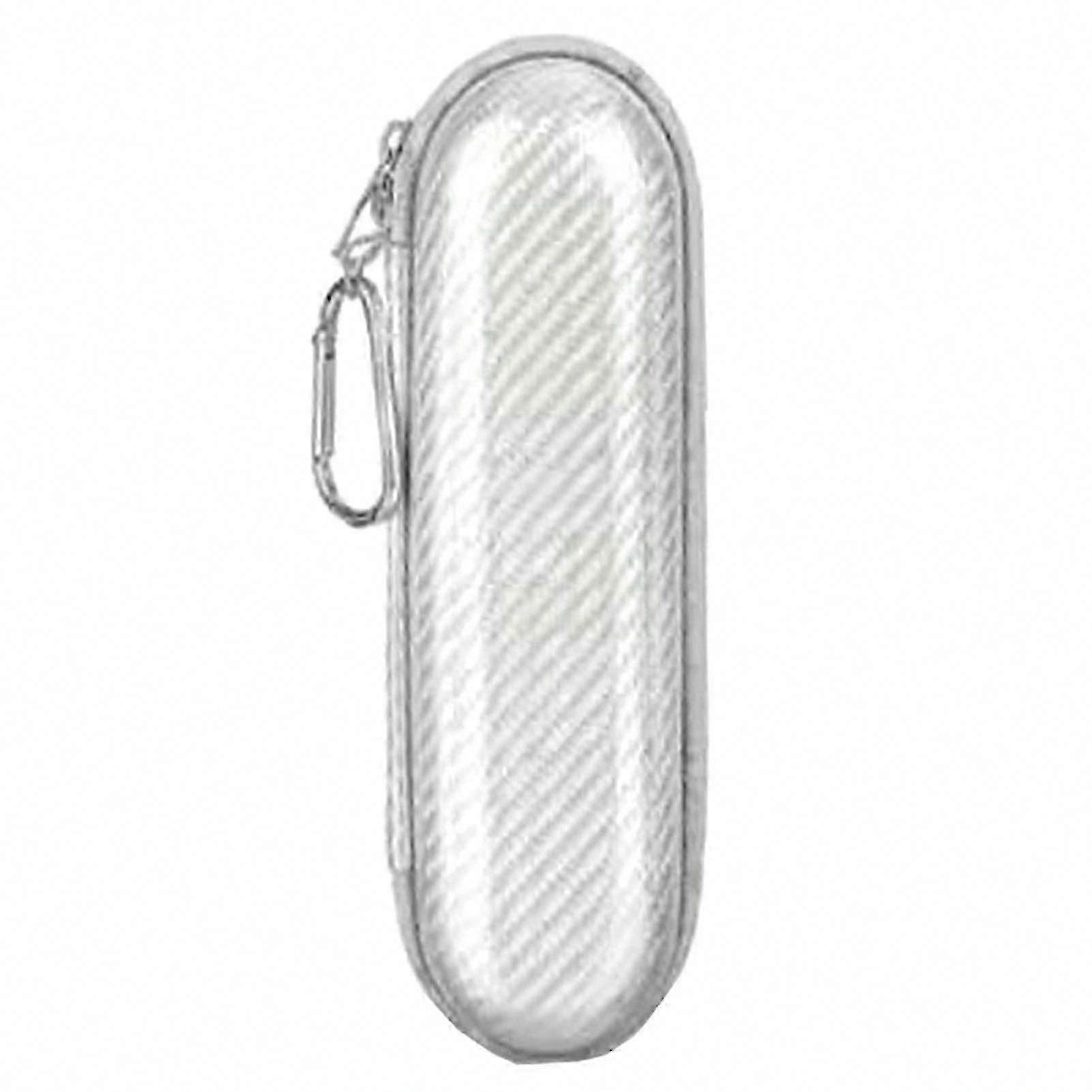 Støtsikkert reiseetui for elektrisk tannbørste med nettinglomme