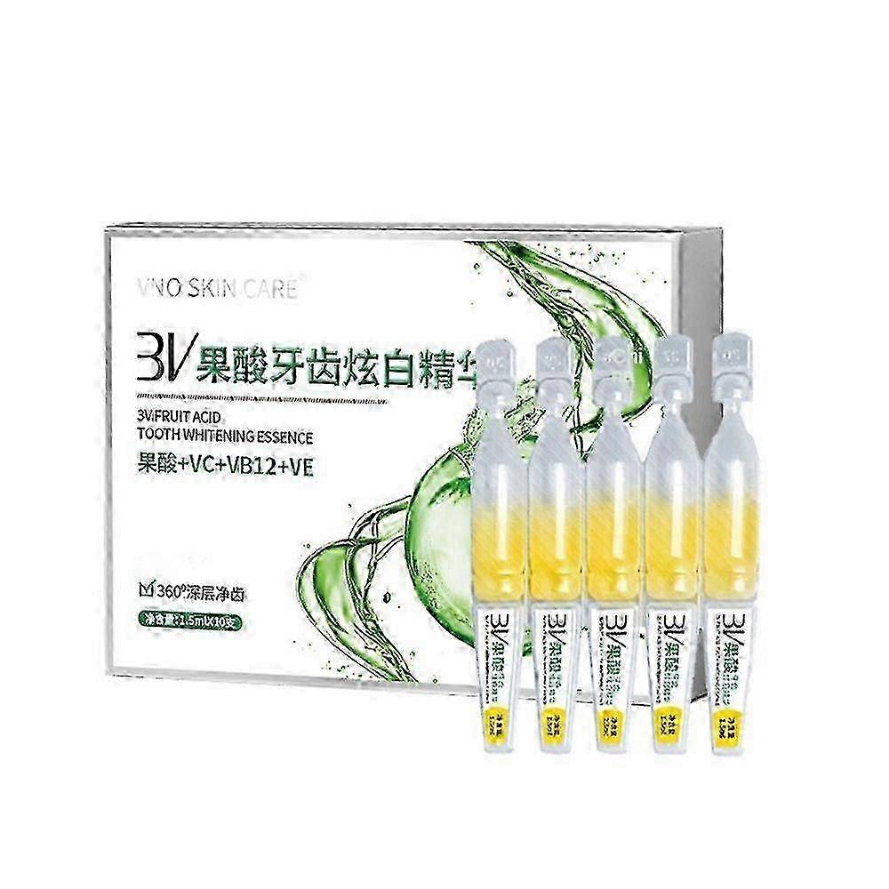 3V TLOPA Ampoule Toothpaste & Tooth Serum for Whiter Teeth - 3/10/20 Pcs Pack