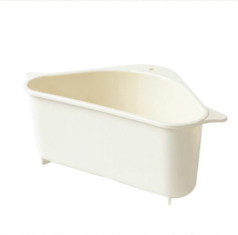 Wsevypo Sink Basket, Triangular Multifunctional Drain Shelf Sink Storage Holder