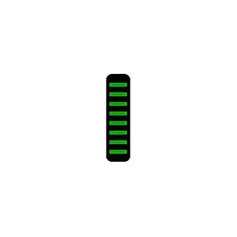 Pegatinas para guardabarros delantero RRP ProGuard Max Protection - Verde - Talla única
