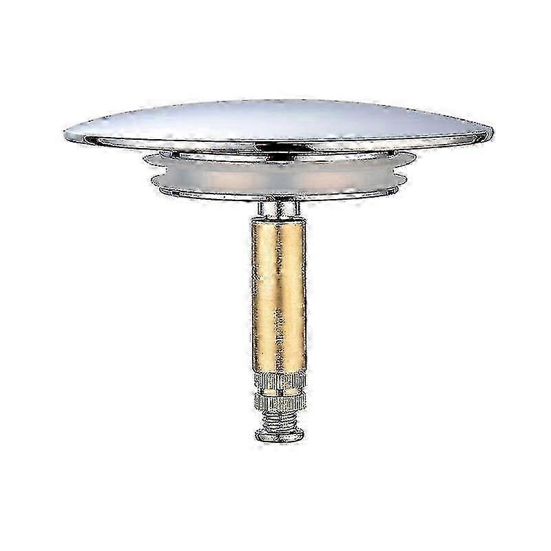 Bette Bath Stopper, 70 Mm, With Double Seal, Height Adjustable, Universal Bath Stopper, Sink Valve, Hardened Brass With Chrome Finish, Rust 
