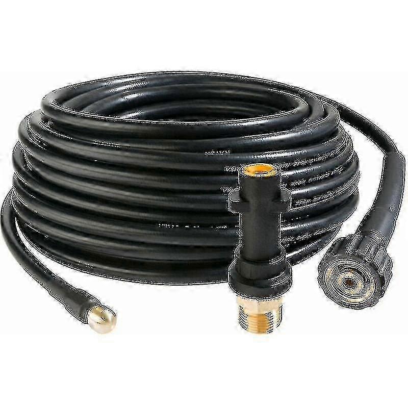 Arebos Pipe Cleaning Hose 15 M 160 Bar For Connection To A Pressure Washer - Black-kryc Edition 1107