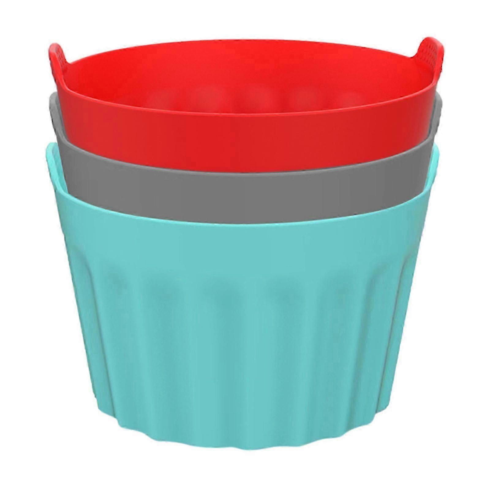 2024 Silicone Jumbo Muffin Cups For Baking, Smooth Large Air Fryer Muffin Cups, Set of 3