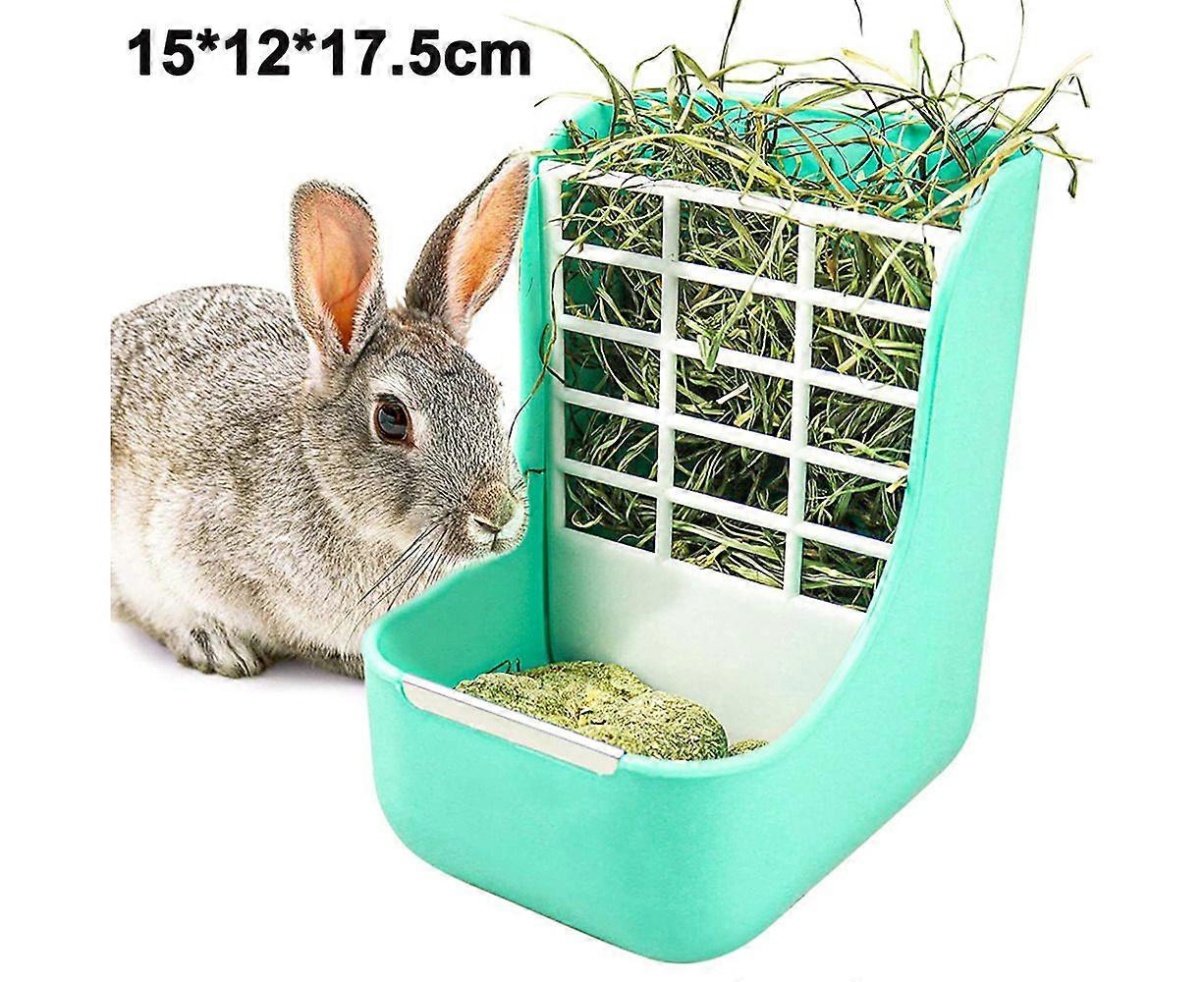 Kaninfoder kanin marsvin høfoder, hø og foderskåle krybbestativ til kanin marsvin chinchilla