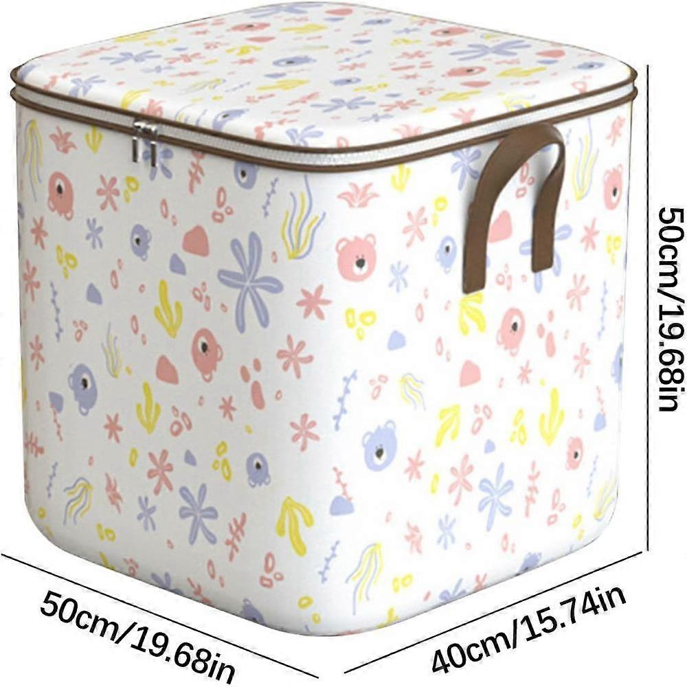 Cute Teddy Bear Clothes Storage Bins Wardrobe Sorting Storage Bucket  Toy Storage And Sorting Box