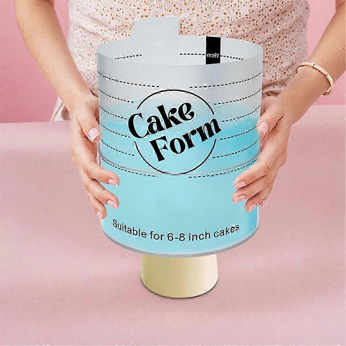 Adjustable Round Ring Mould for Cake,Retractable Tools for Fondant,Mousse Cake Ring,Acrylic Ring,Cak