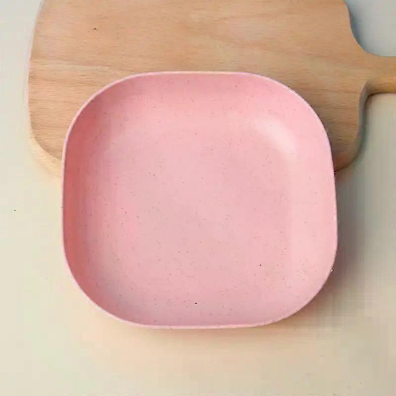 1pc Multi-Function Spit Bone Dish Household Food Grade Plastic Snack Fruit Tray Round Square Dining Table Garbage Plate