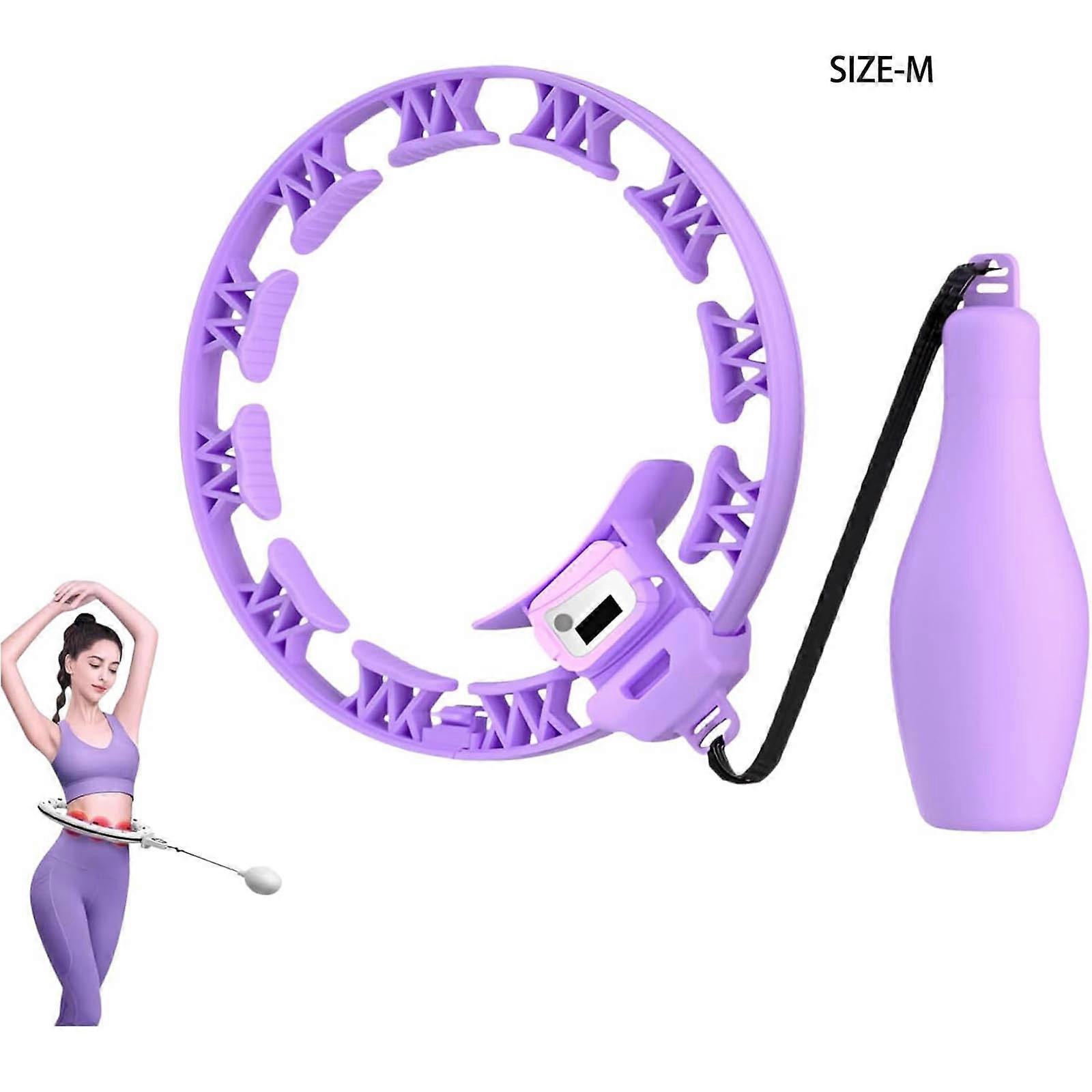 Intelligent Slimming Hoop With 896 Massage Junctions And Security Mechanism Mechanism For Inside Training  Purple M