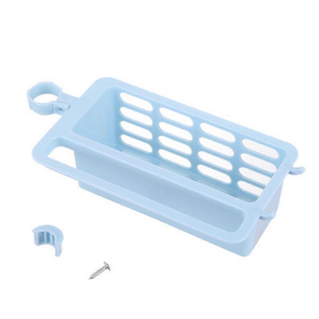 FensXil Drain Rack Kitchen Drainage Shelf Multifunctional Dishwashing Sponge Storage Rack