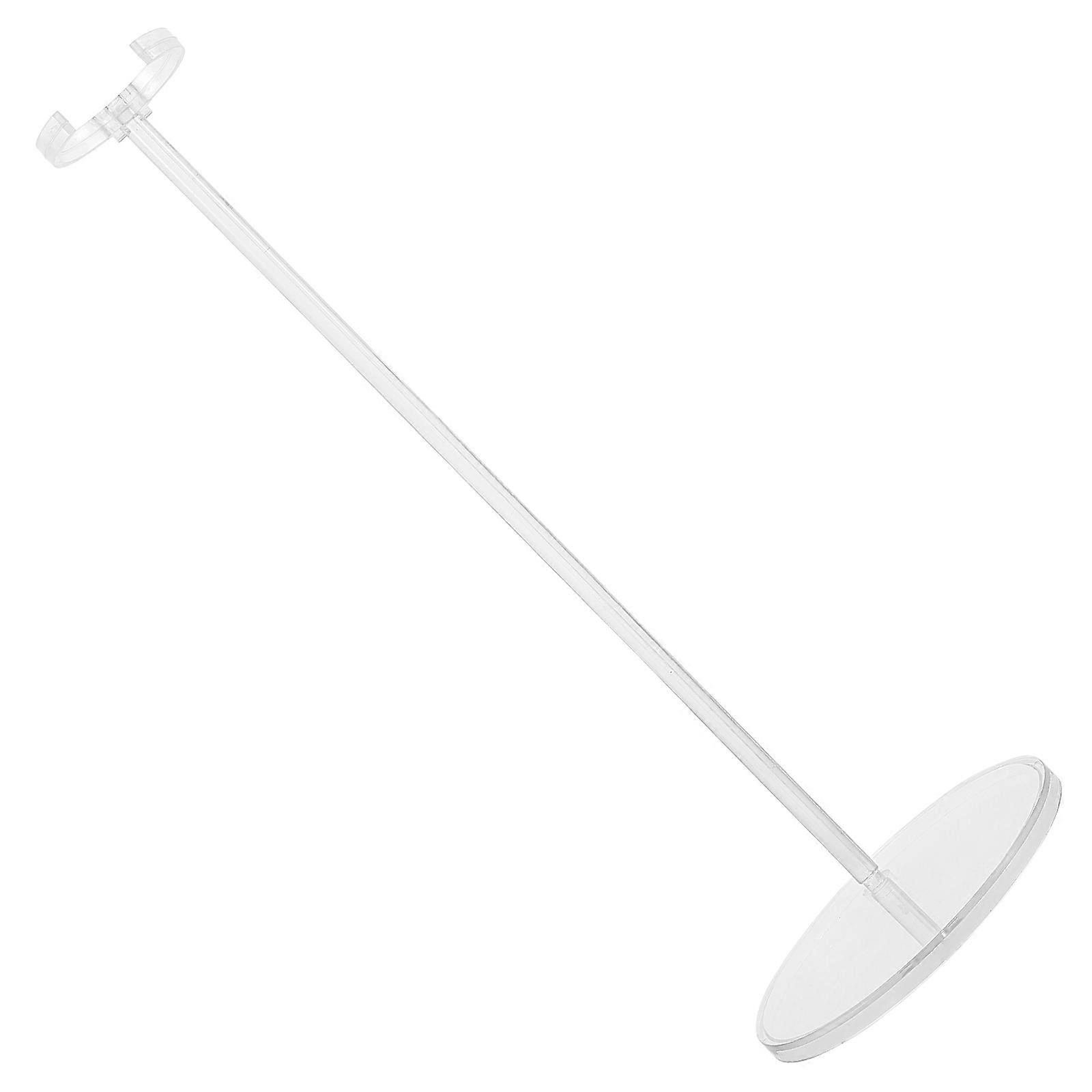 Doll Display Stand Transparent Holder for Display with Waistclamp