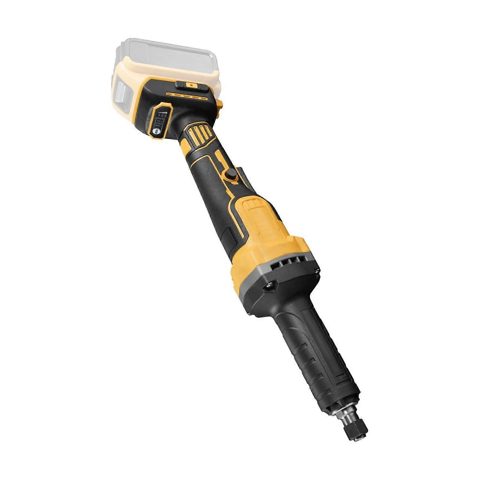 21V High Performances Cordless Die Grinder Tool Eccentric Structure Design Low Vibration Operation Engraving Tool  Yellow