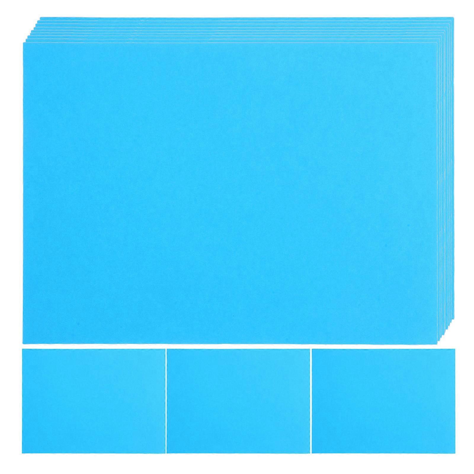 Blue Colored Copy Paper for Printing Document Use 100Pcs Vibrant Office Sheets