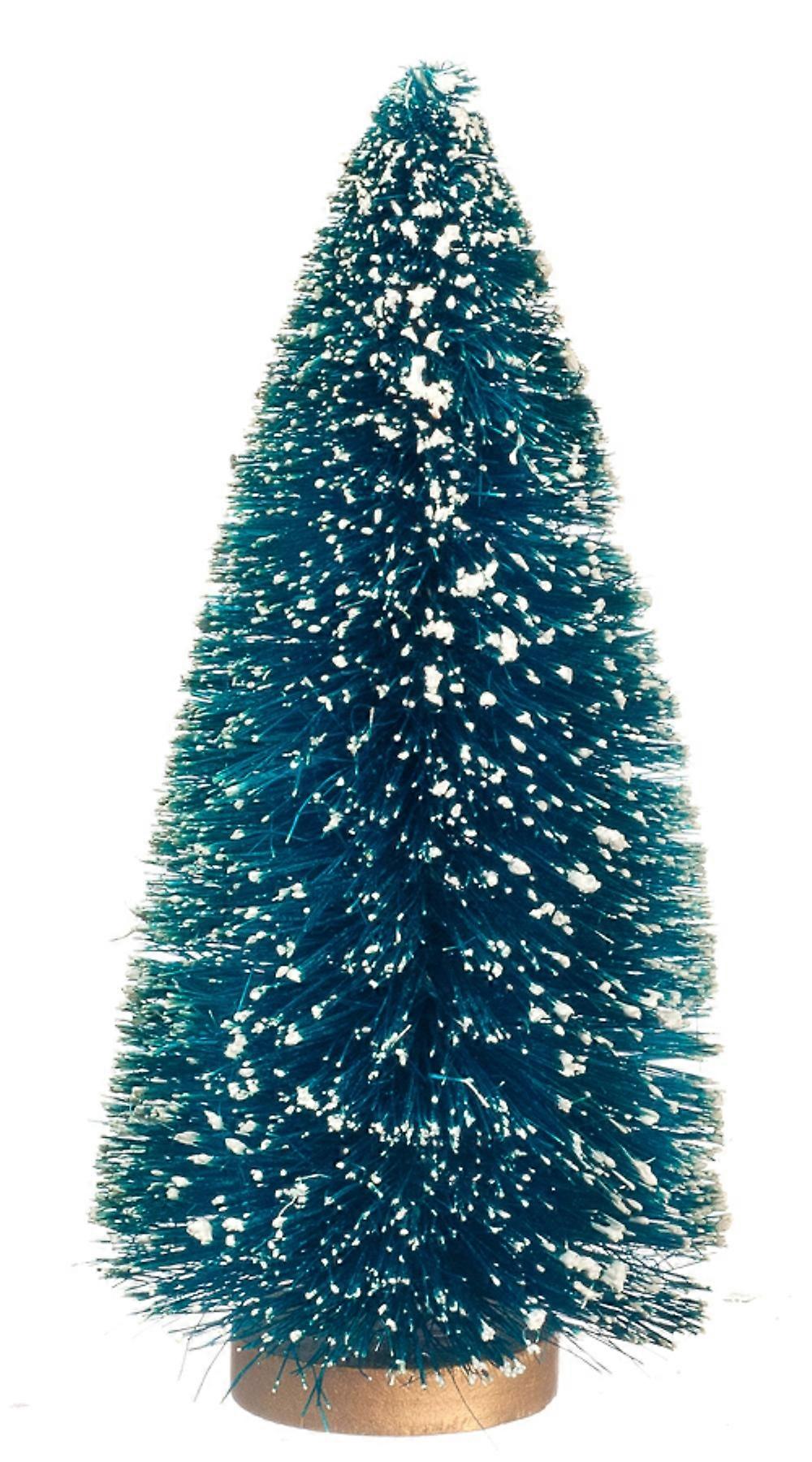 دمى منزل شجرة التنوب الثلجي 6 بوصة القنب مصغرة حديقة عيد الميلاد التبعي