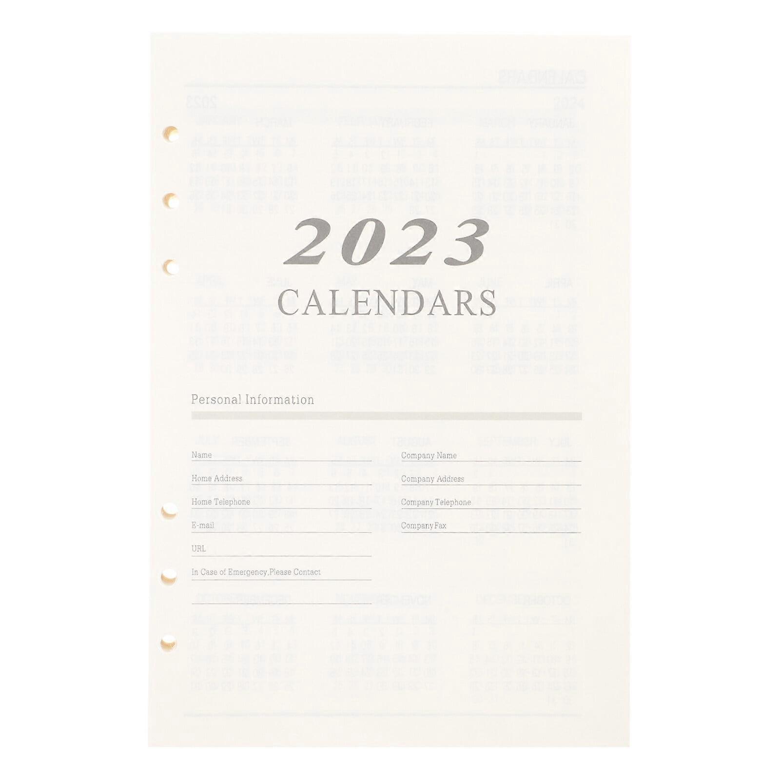 1 Book of Replaceable Loose Leaf Papers Multi-Function Lined Papers Convenient Binder Papers