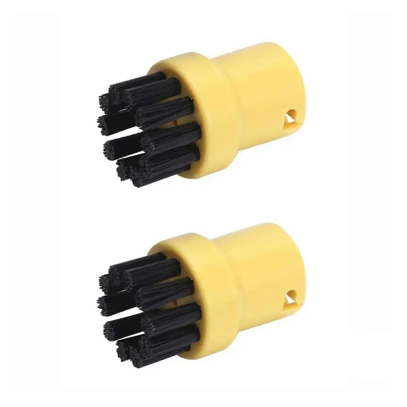 Cleaning Brush Replacement Set of 2 Yellow Brushes for Steamer Maintenance