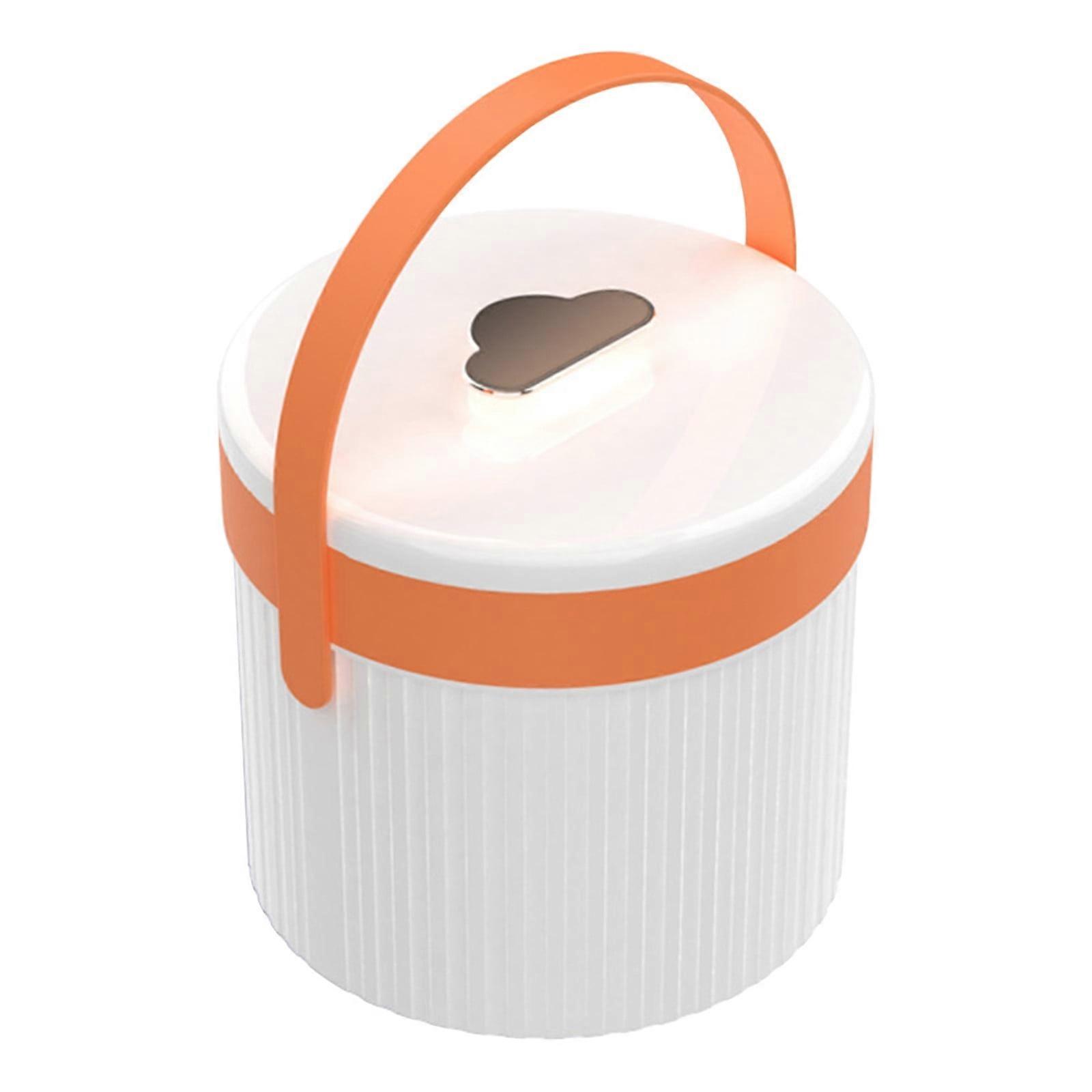 Fankiway Ice Cube Tray, Household Large Capacity Ice Bucket Ice Lattice Food Grade Ice Block Storage Ice Bucket