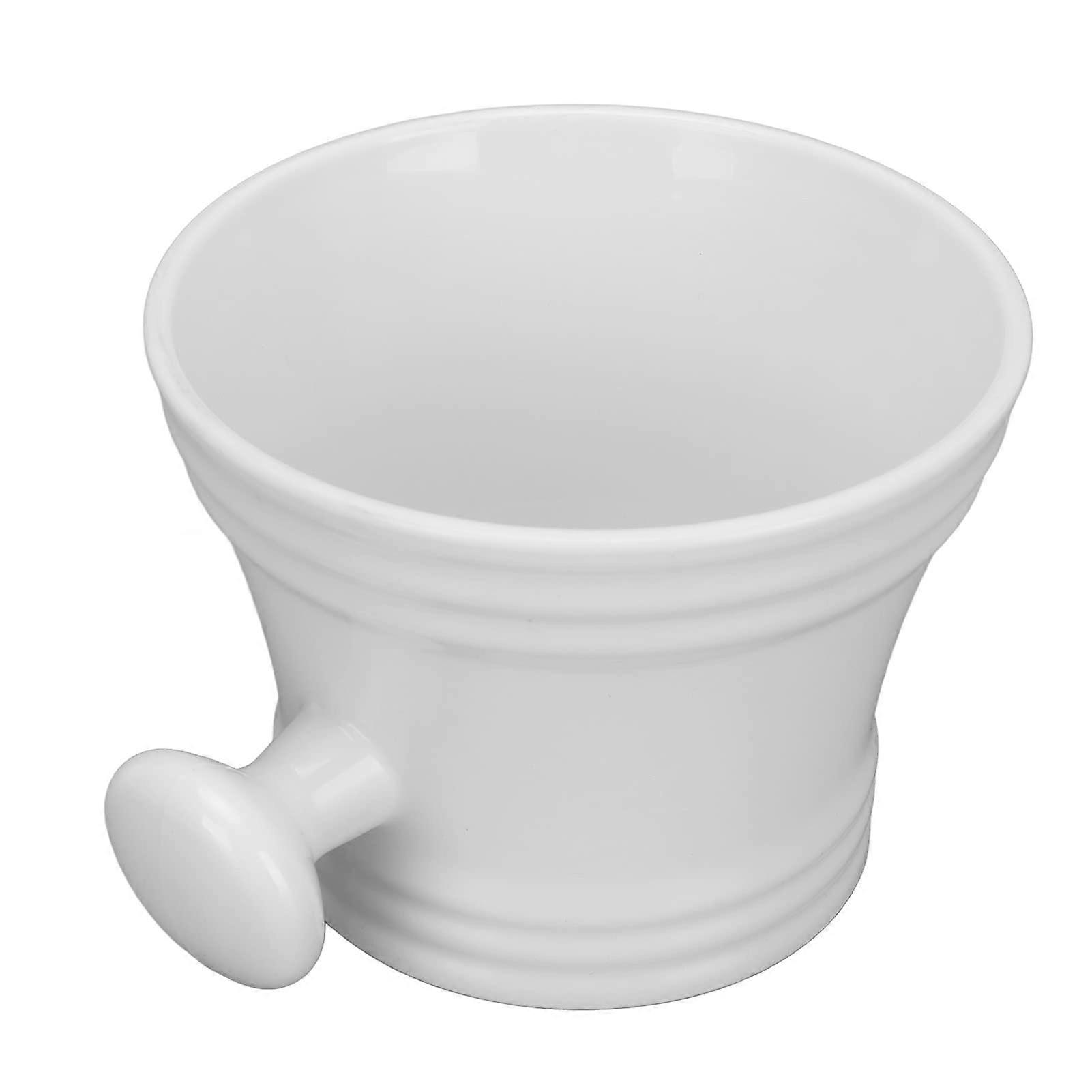 Shaving Soap Bowl with Handle, Large Capacity Shaving Cup for Men, Fits Shaving Cream and Soap