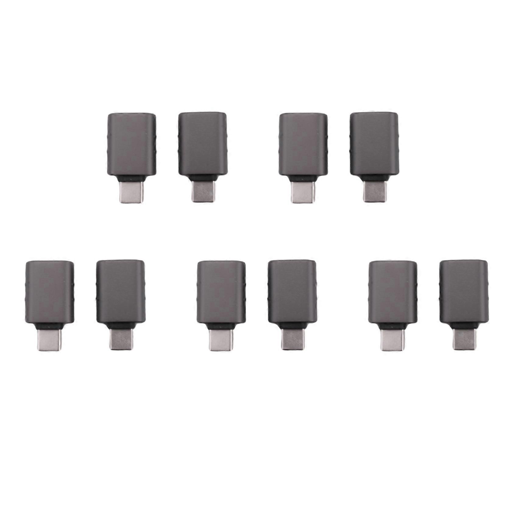10 Pack USB C to USB Adapter, Syntech USB-C Male to USB 3.0 Female Adapter Compatible with for MacBook Pro After 2016