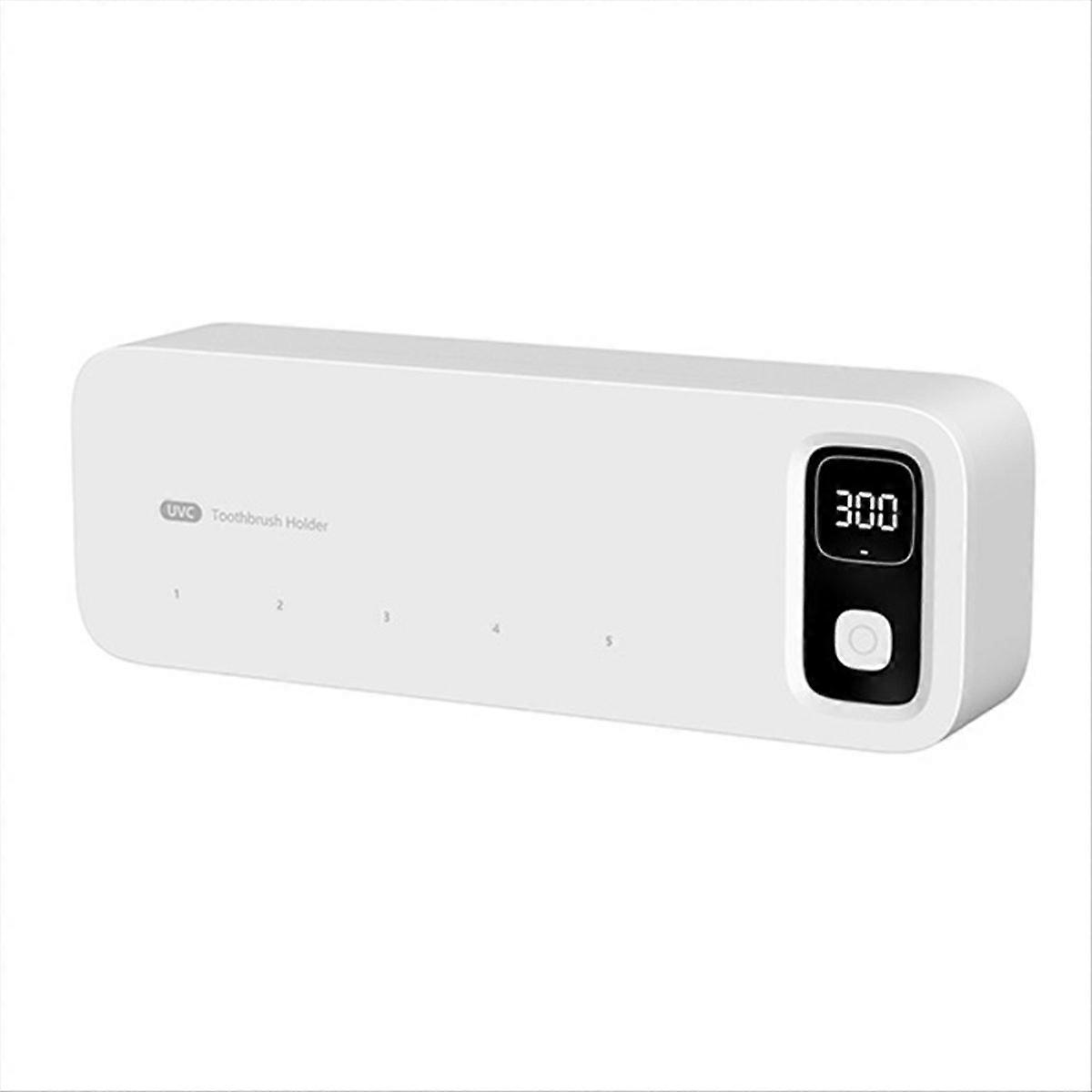 Toothbrush Storage Sterilizer Charging UV Storage Box Wall White