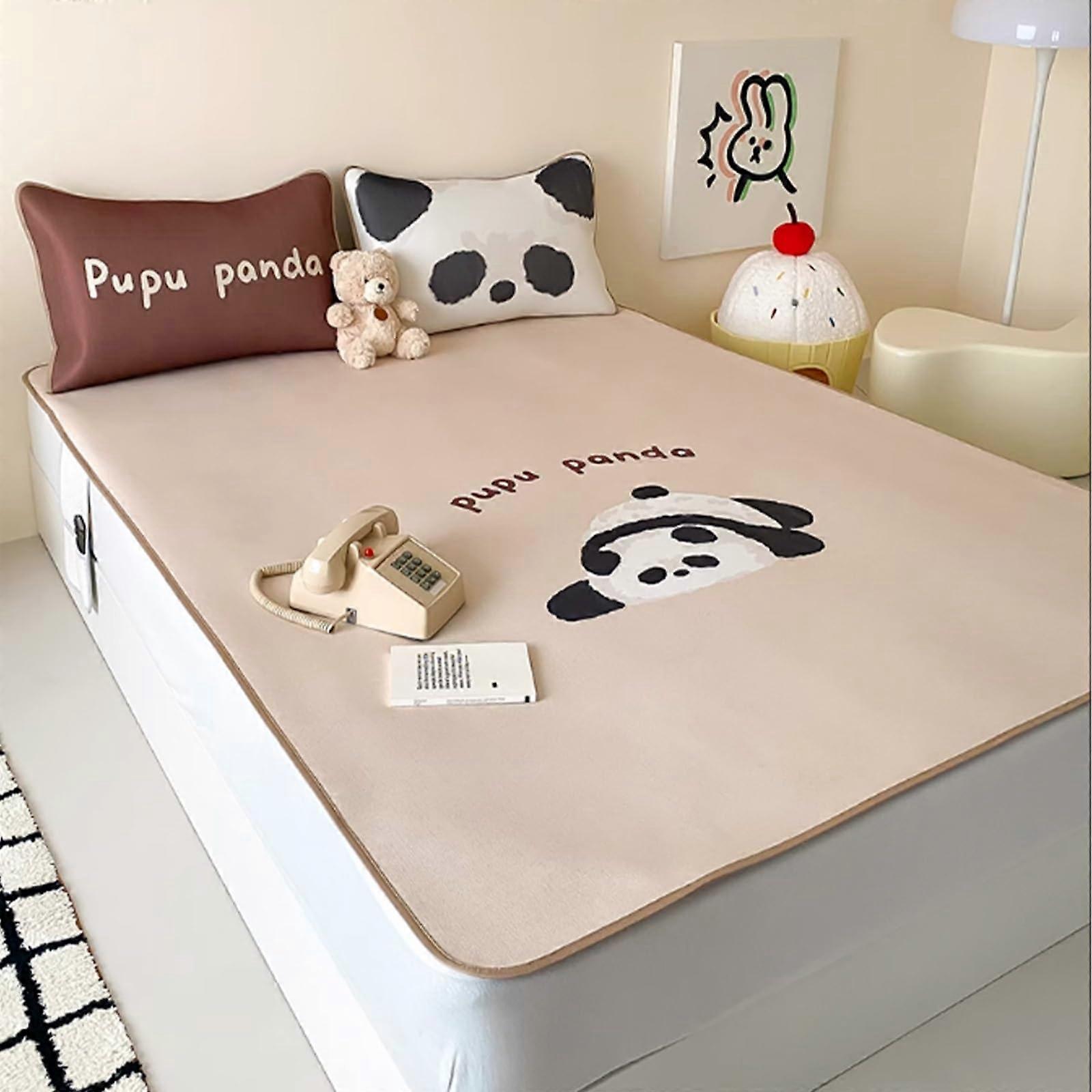 King Size Cooling Mattress Pad with DoubleSided Breathable Mesh and Side Pockets for Summer