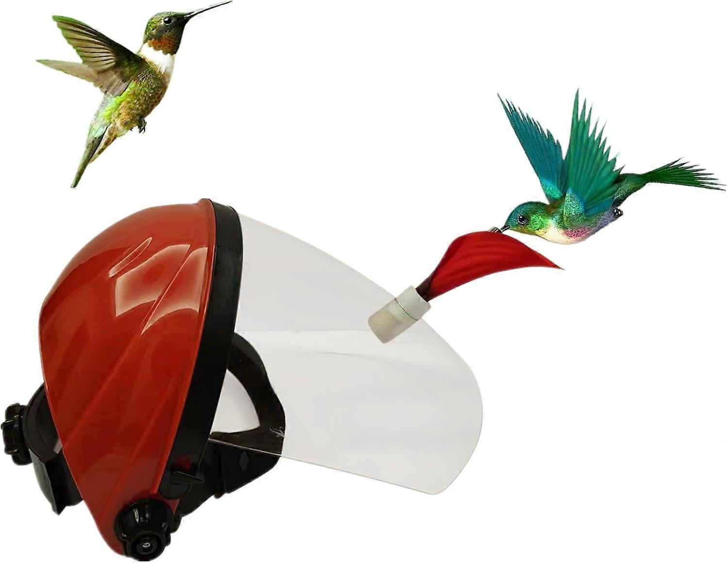 WeowiYief Hummingbird Helmet Feeder Mask
