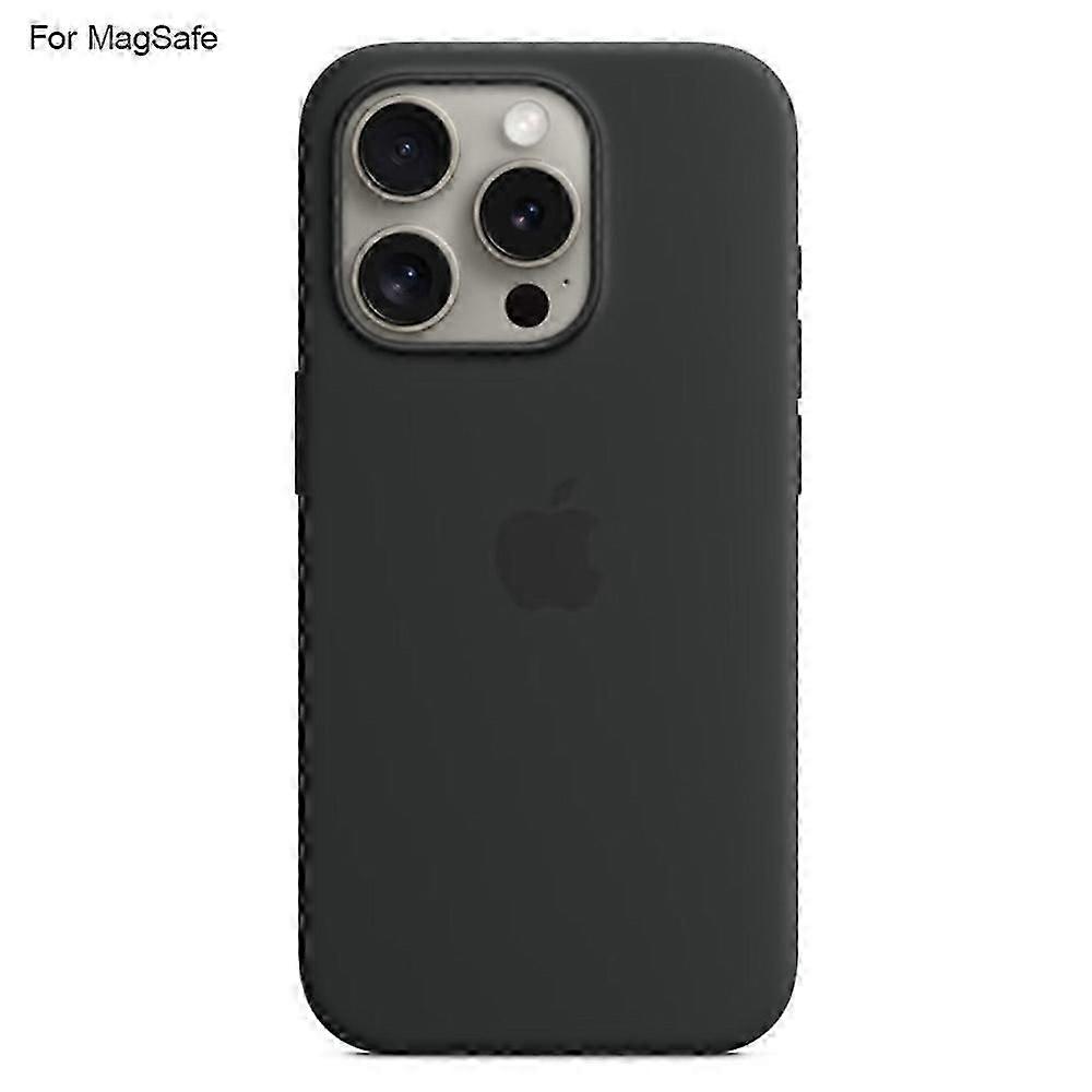 Shockproof Protective Case Cover with MagSafe Liquid Silicone Shell Accessory for iPhone 14 Pro Mobile Phone_js17