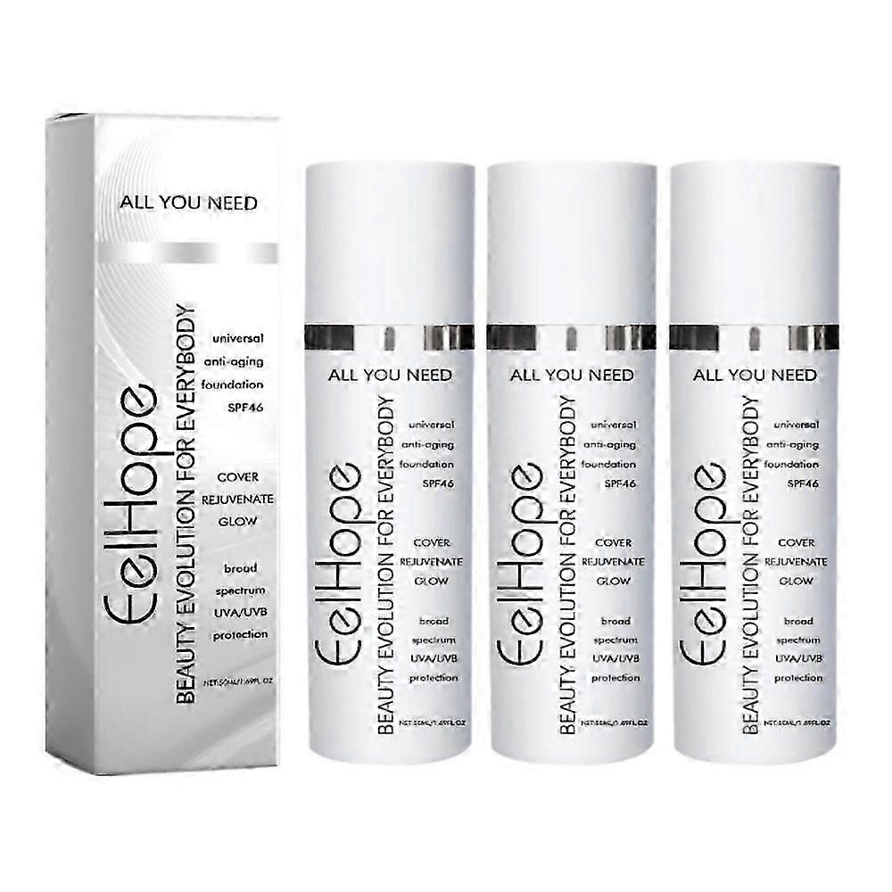 1-3x For Concealer Moisturizing Liquid Foundation Naturally Brightening Light Moisturizing Refreshing