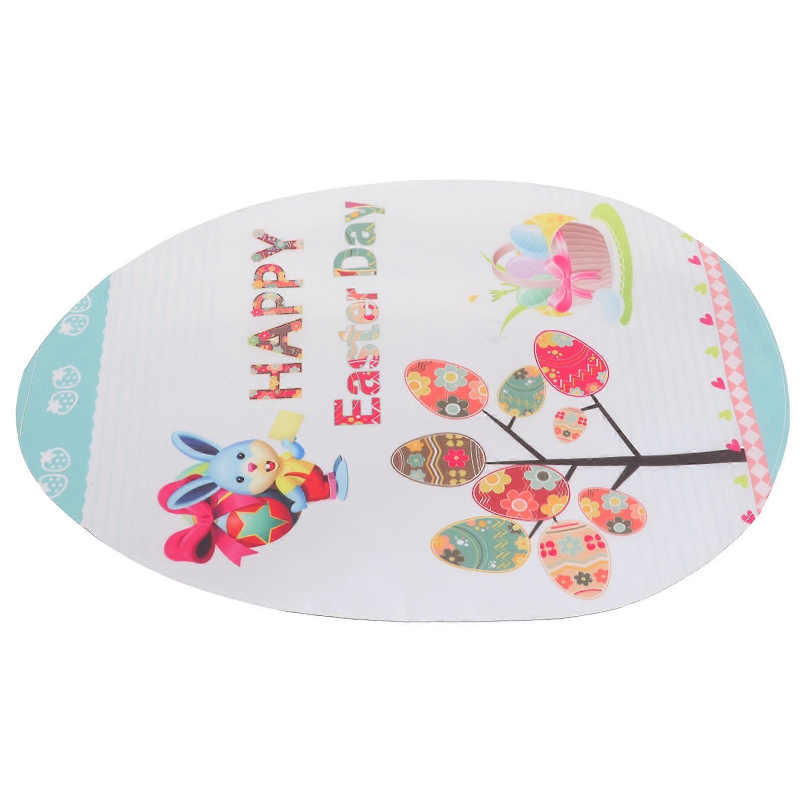 Garden Flag Happy Easter Yard Flag Easter Party Decoration 5Pcs Set