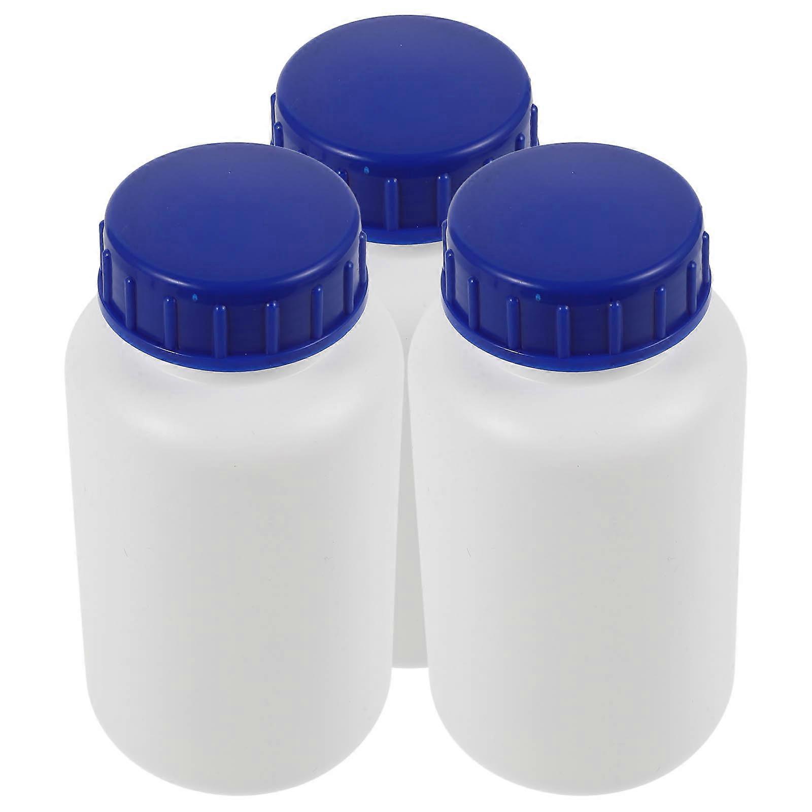 Sample Bottles Chemical Reagent Bottle for Laboratory 3Pcs Storage Set