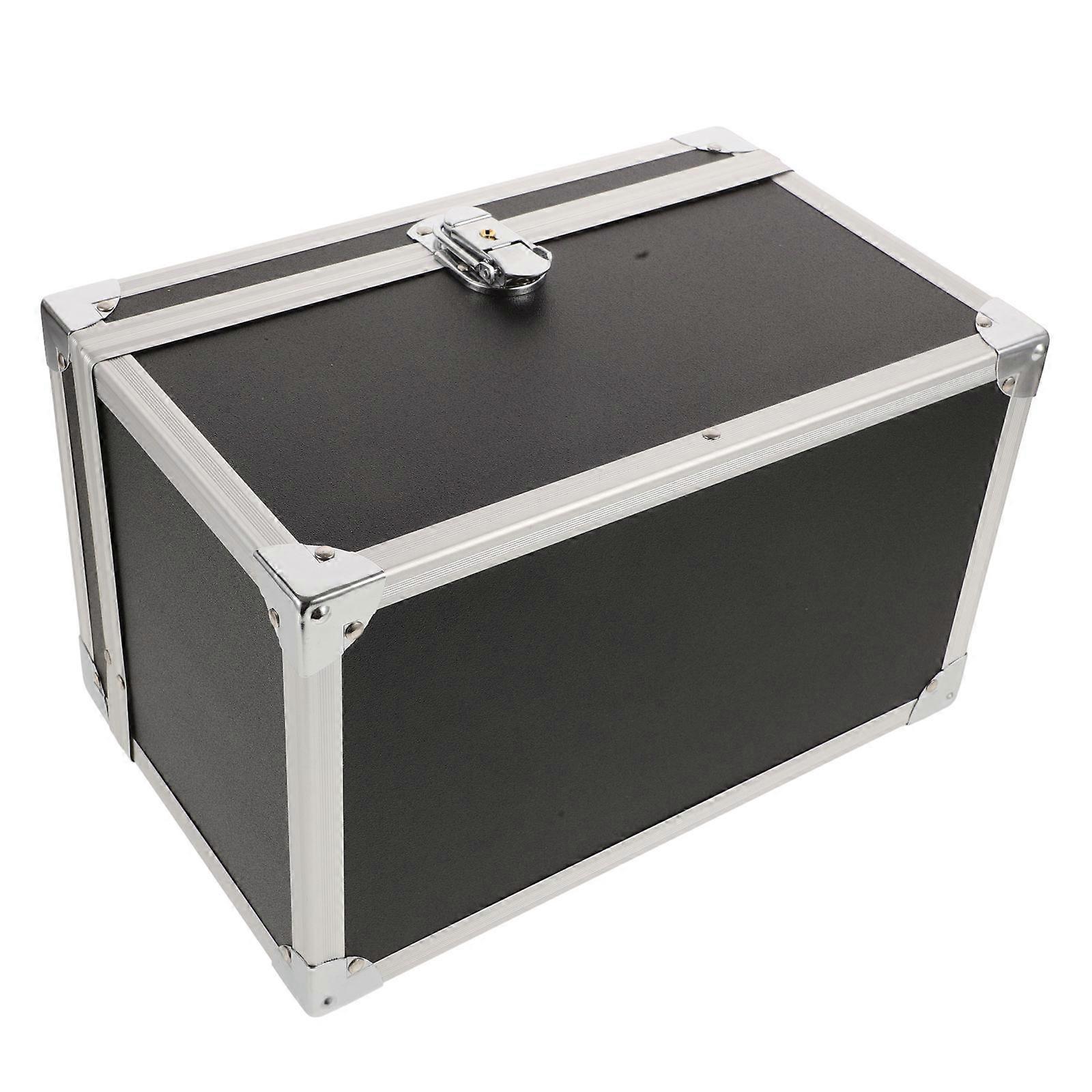 Portable Tools Box Multifunctional Storage Box for Home Black