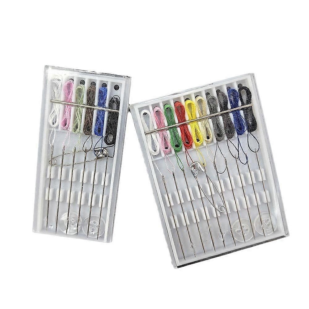 Kit de agujas preenhebradas para reparación de ropa