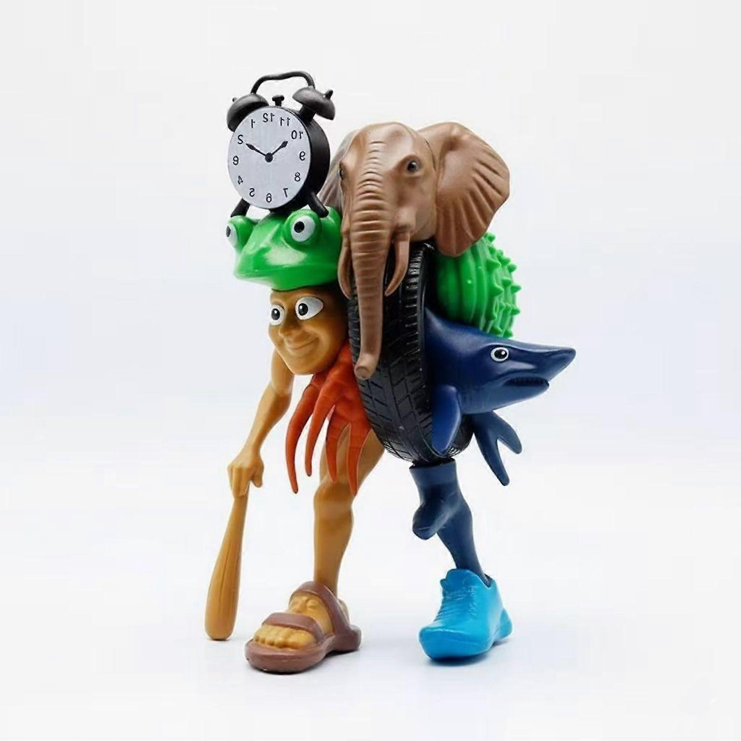 Italian Brainrot Ultimate Fusion Figurine Iconic Meme Collectible for Desk Display