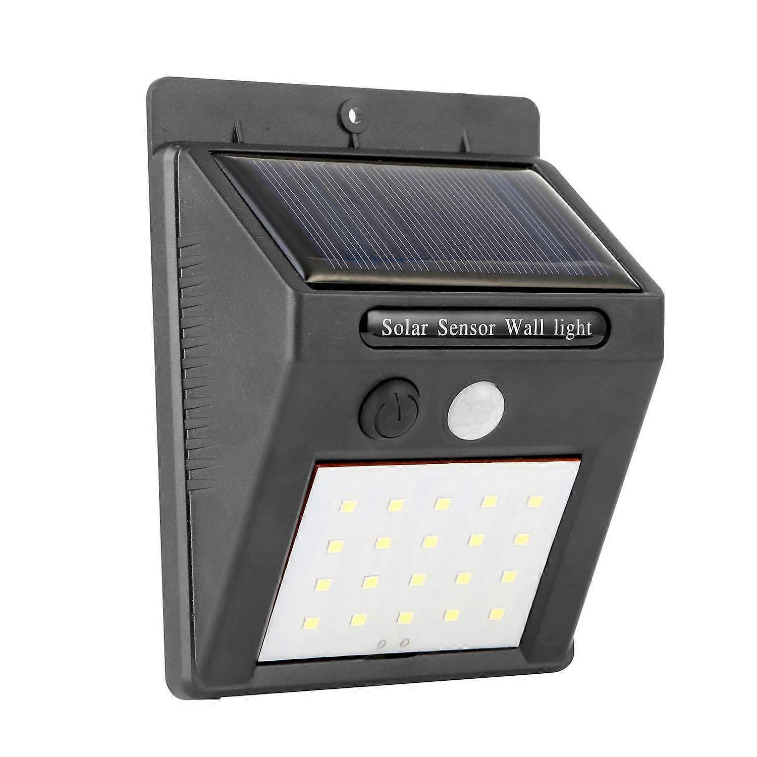 Solar Motion Sensor Light Outdoor Waterproof with 20 UltraBright LEDs IP65 Wide Angle Lighting