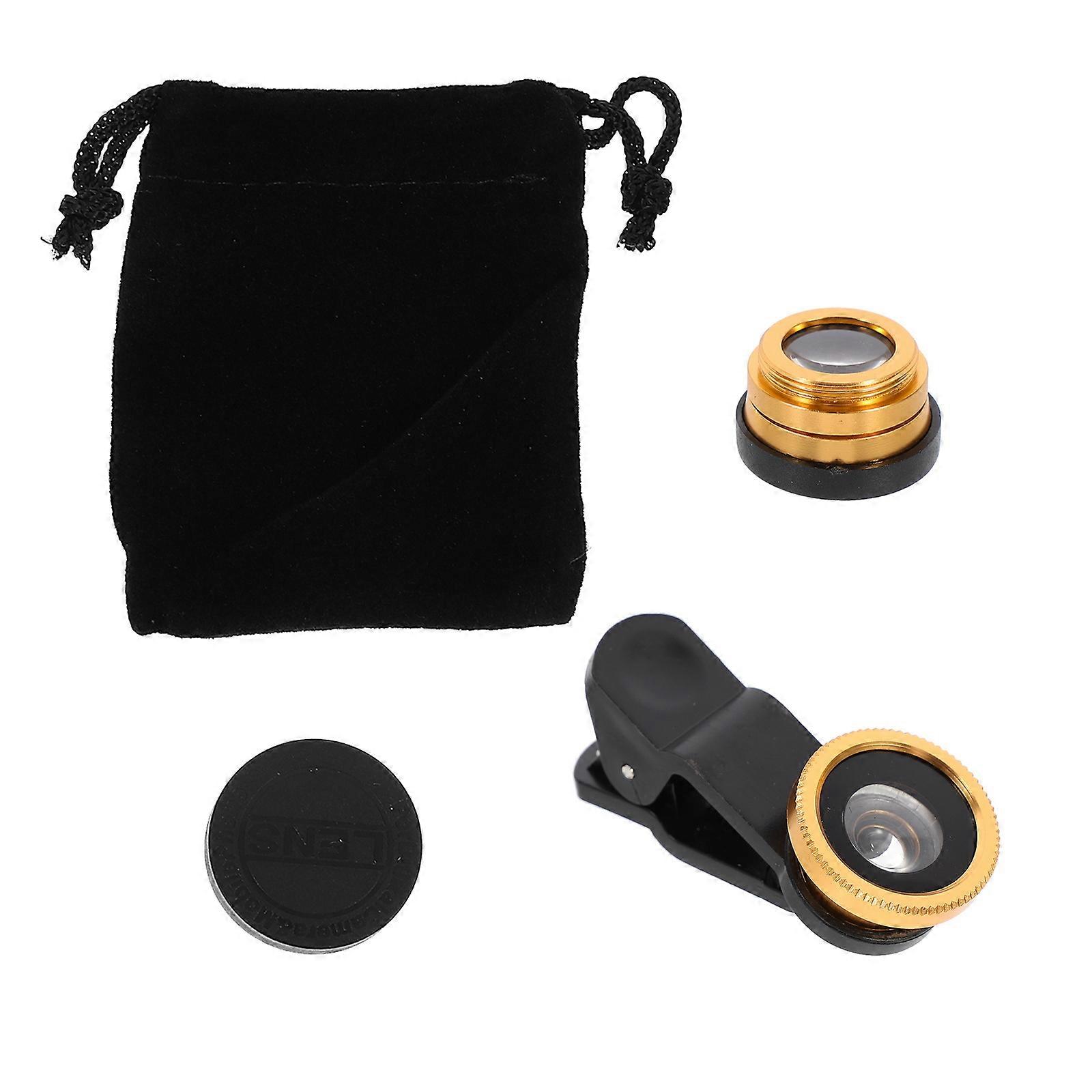 Fish Eye Lens Kit Phone Camera with Macro Wide Angle 2Sets for Photography