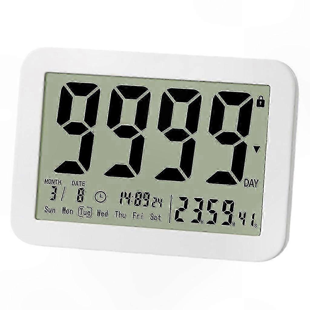 Electronic Countdown Timer with Large Display, 9999-Day Count Down Clock