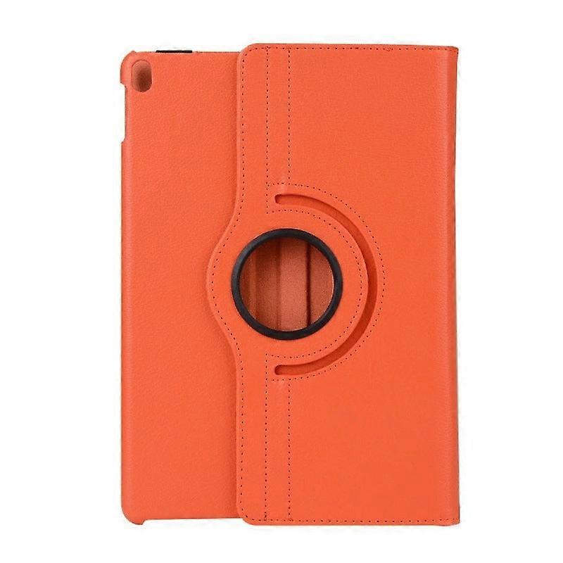 Stylish Case For Ipad 2020 10.2 Orange Lychee Texture Rotating Skin