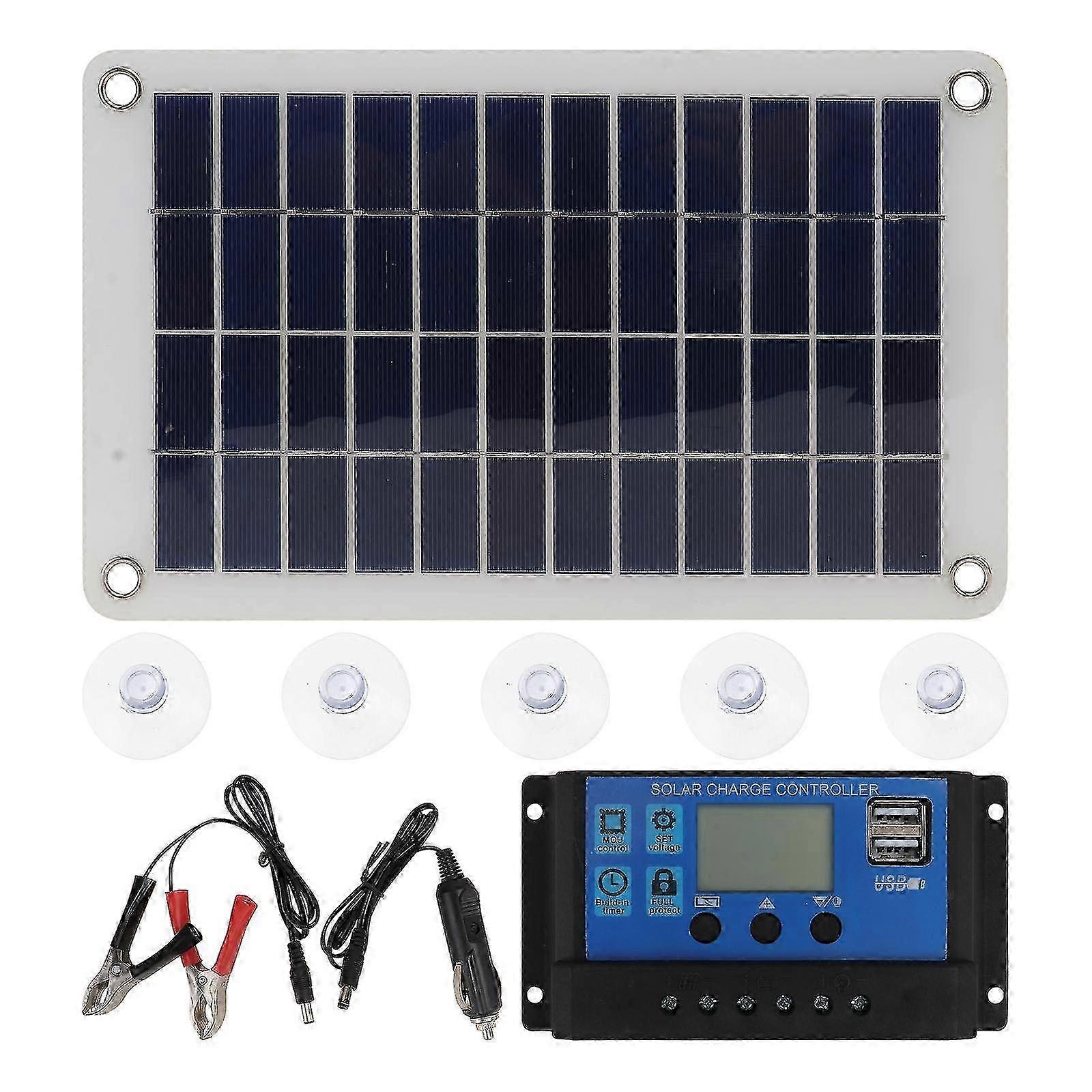 1 Set Solar Power Panel Single Crystal Silicon Solar Panel Solar Cell Panel-c