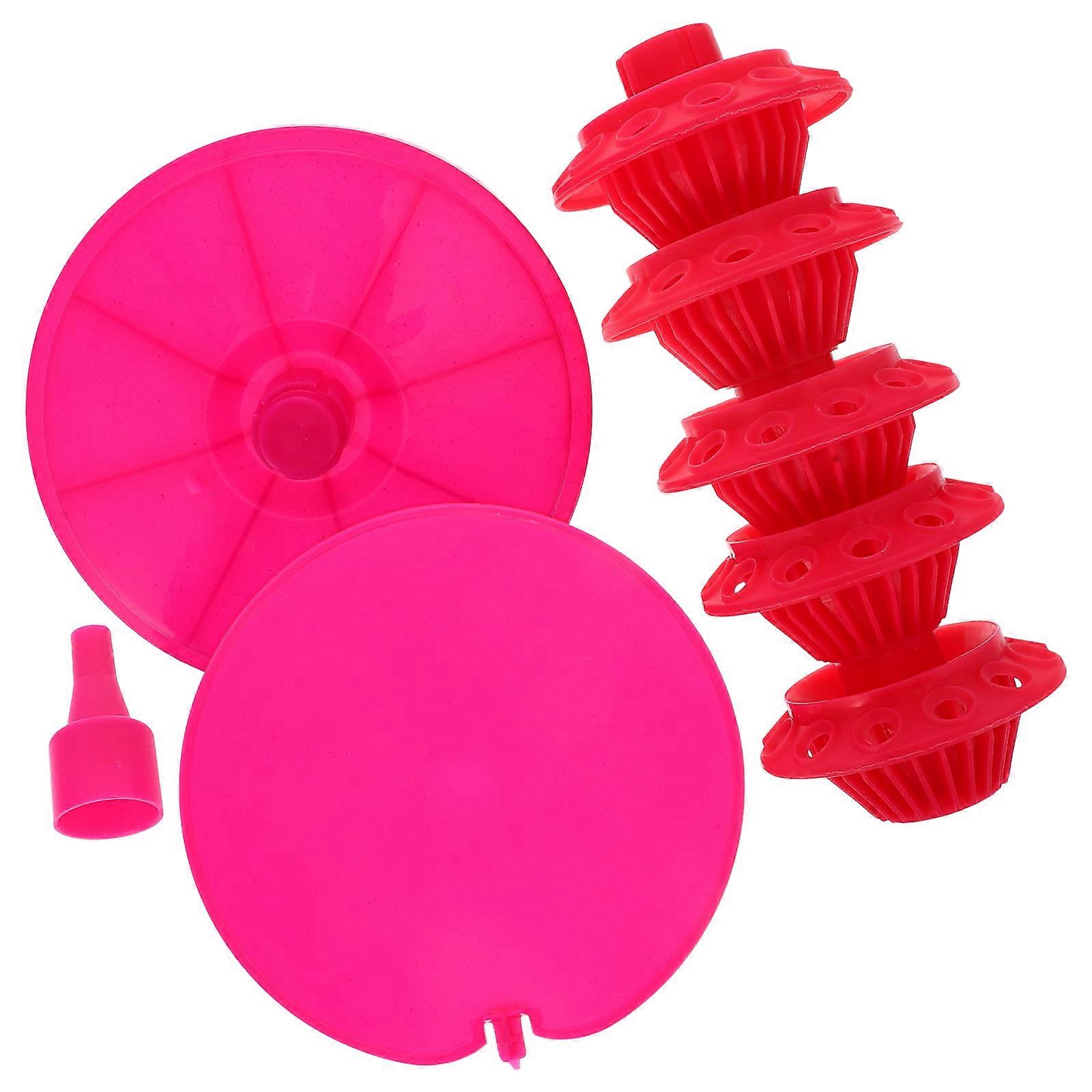 Delicate Rosy Lollipop Rack Candy Stand for Displaying Use