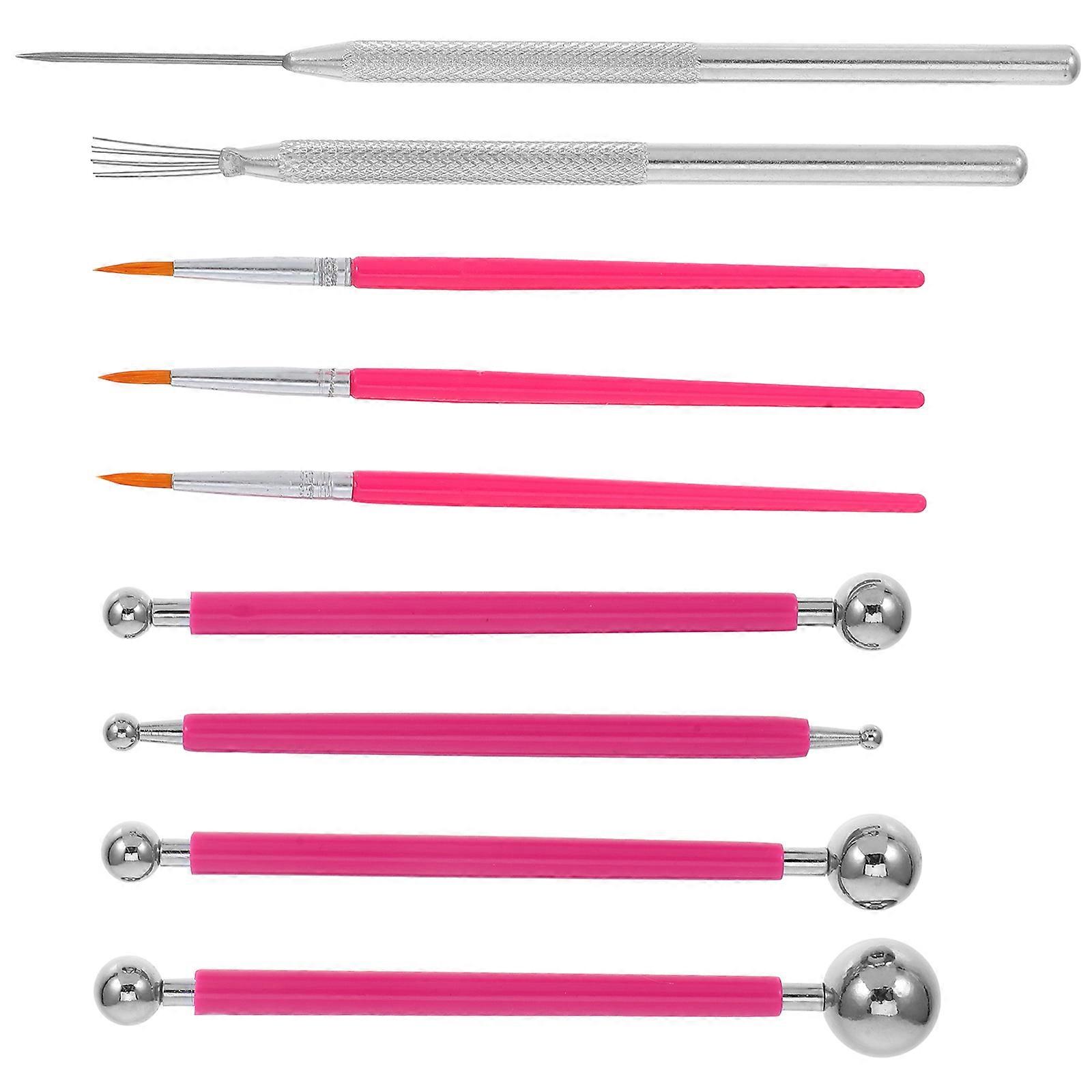 Mud Tools 9Pcs Stainless Steel Tools Set for Clay