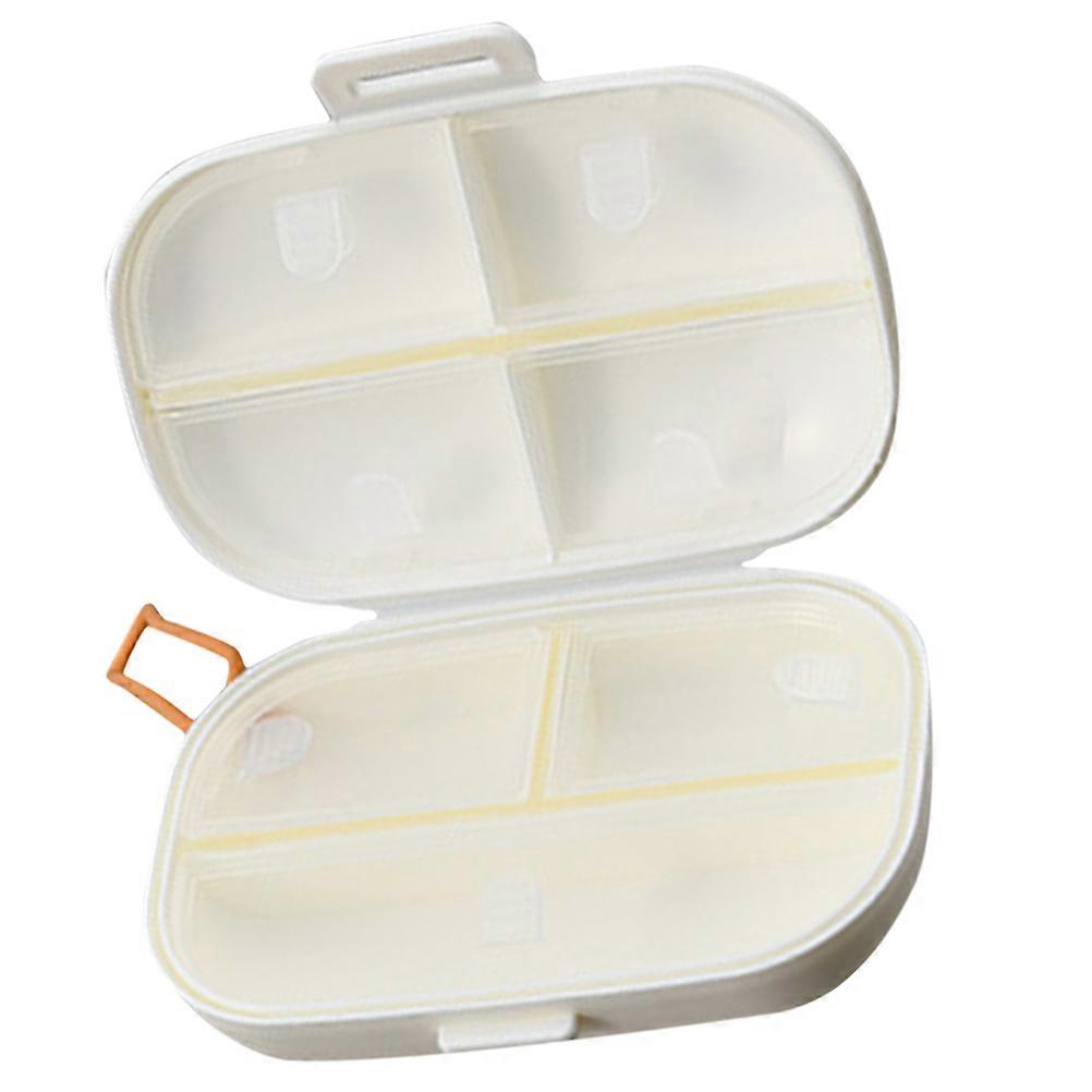 Multi-Compartment Medication Holder 5Pcs Rectangular Design For Outdoor Use And Storage 11X7X3CM