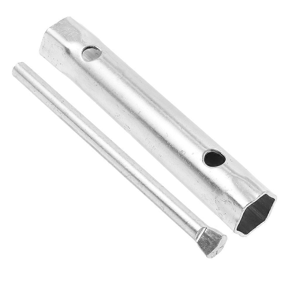 Silver Socket Wrench Dual-Ended Wrench for Removing Tub Basin Plumbers Socket
