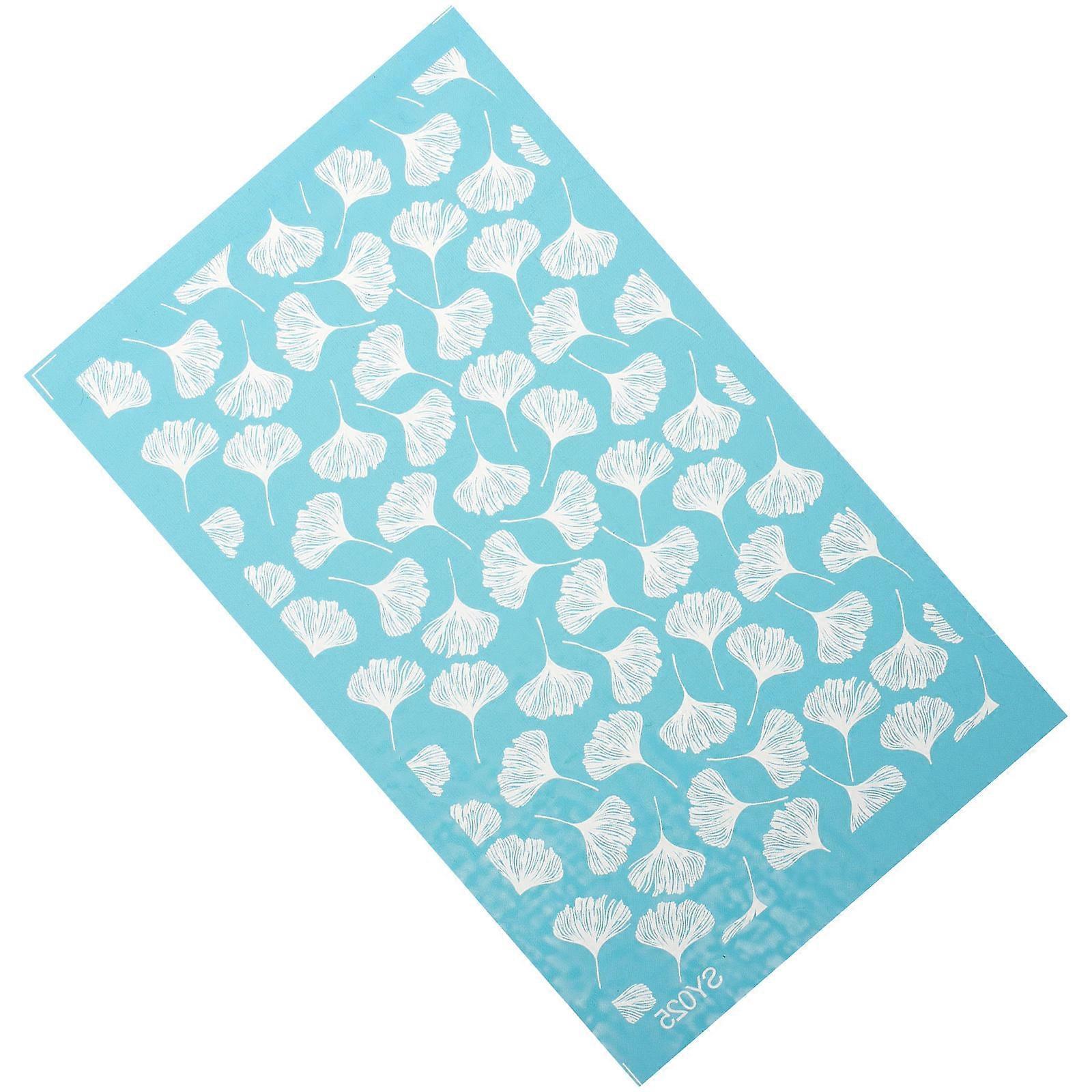 Silk Screen Stencil for Polymer Clay Printing with 1 Sheet Sky-Blue Reusable Template