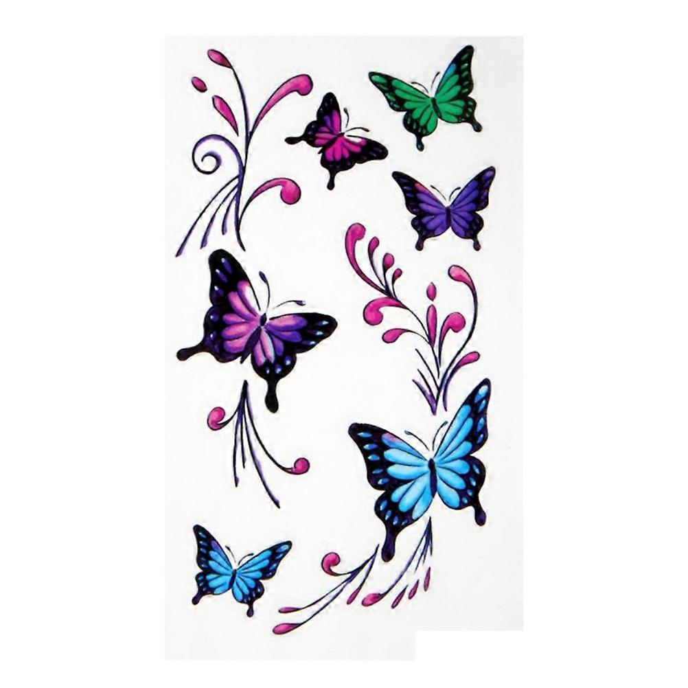 Fun Kids Temporary Stickers For Body Decoration Multi 3D Technology 10Sheets