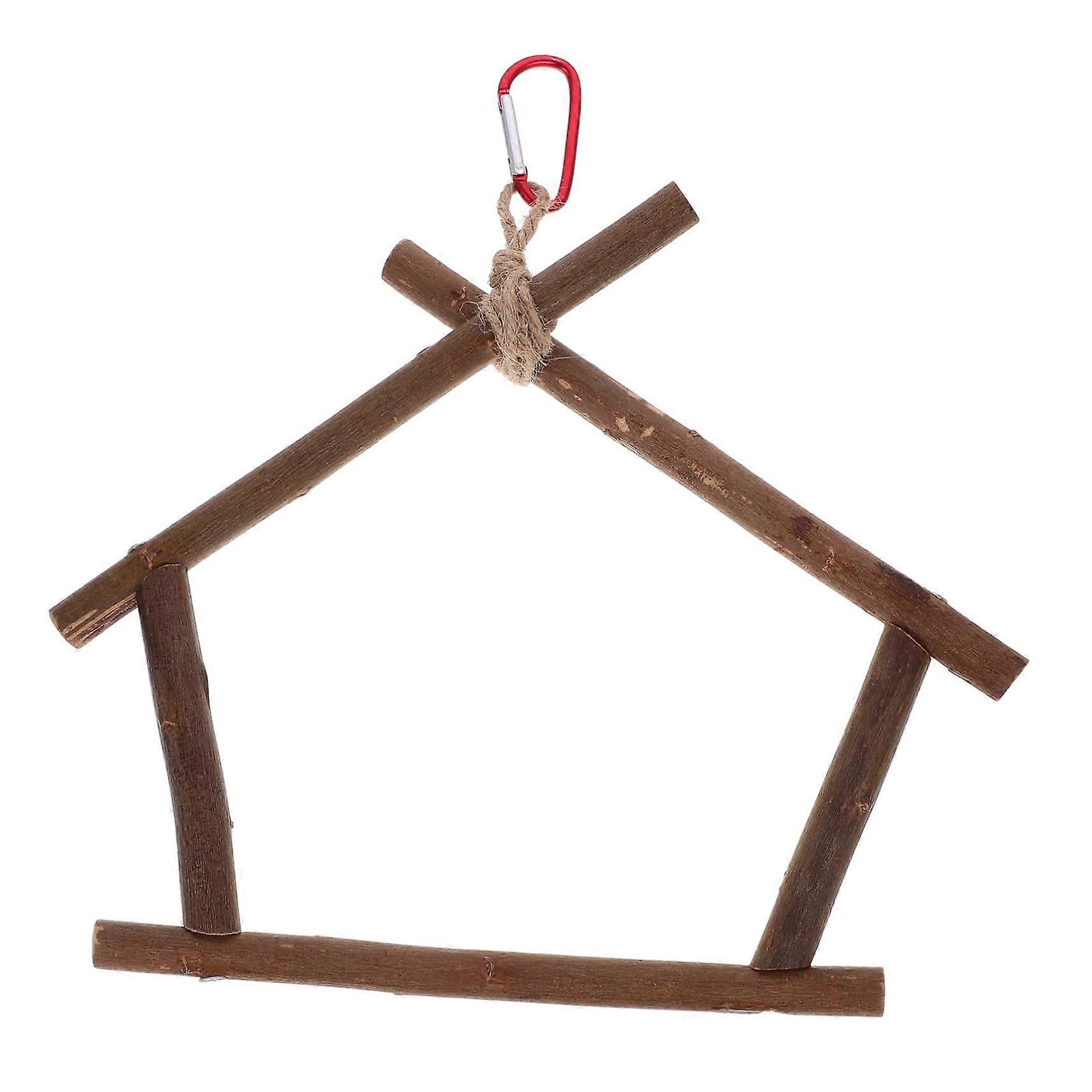 Parrot Perch Stand for Cage with Chewable Bird Platform Enhancing Activity for Parrots and Parakeets