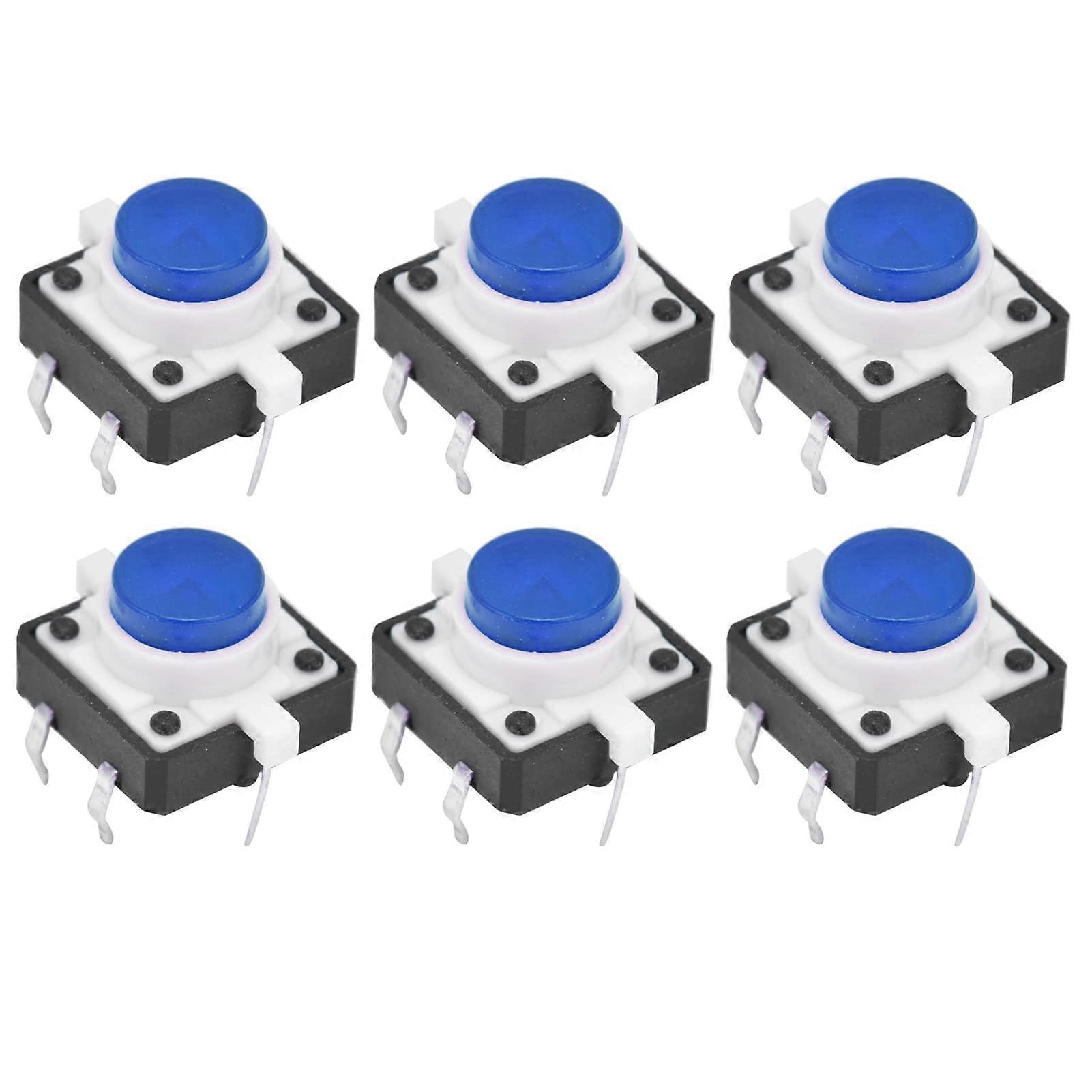 LED Push Button Switch  Temp Resistant Momentary Tactile for Outdoor Long Lasting ABS