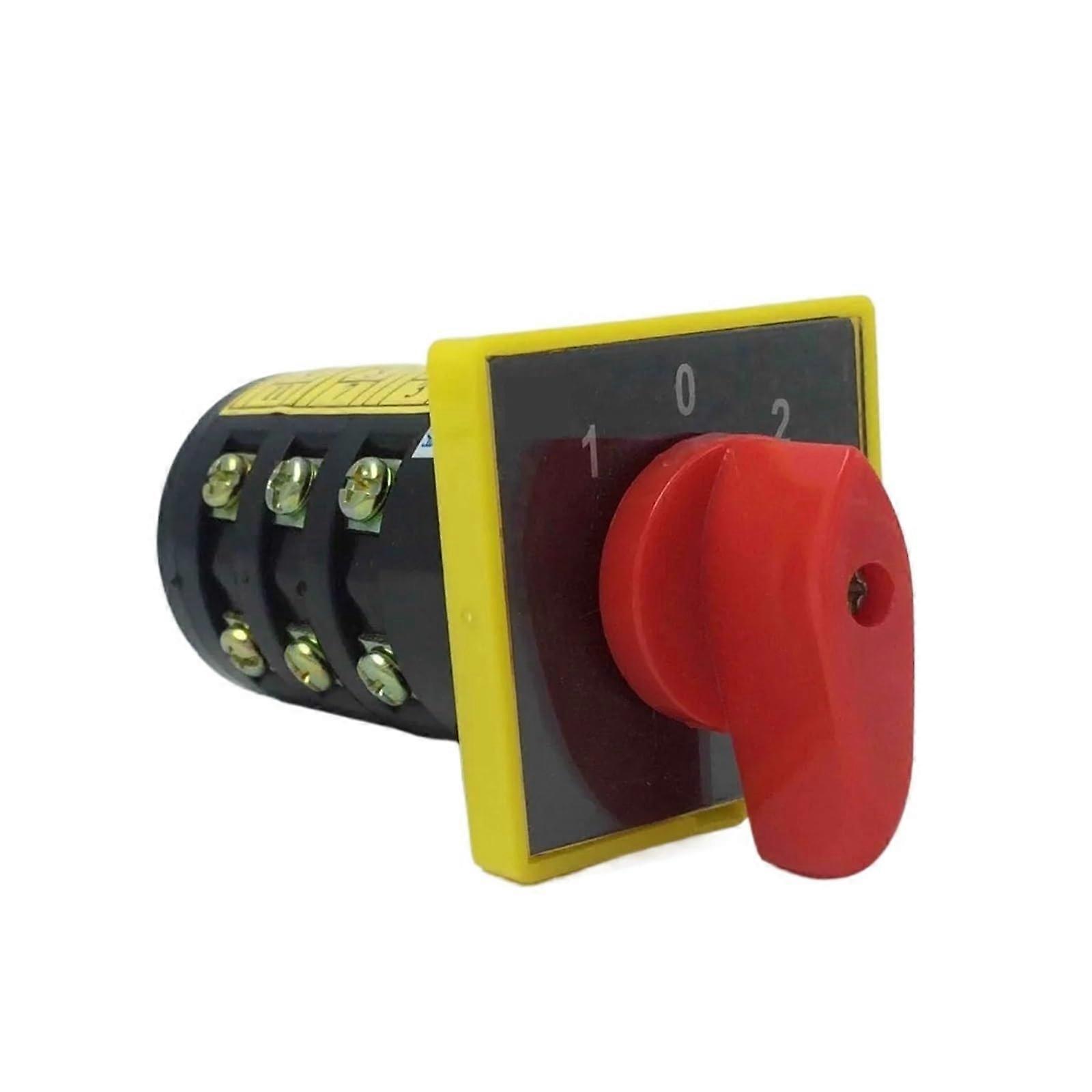 Rotary Cam Switch 10A 3 Pole Three Position Changeover Selector HZ5B10/3 Durable Control